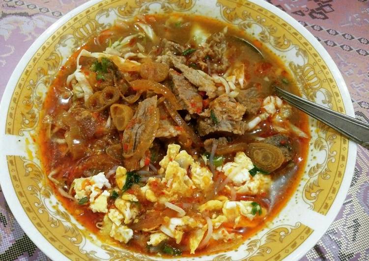 Langkah Mudah Menyiapkan Soto tauto khas pekalongan Yang Enak