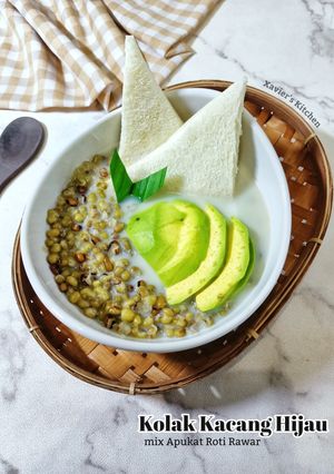 Foto resep Kolak Kacang Hijau mix Apukat Roti Tawar
