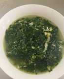 Canh rau ngót trứng