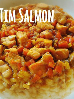 Foto resep Nasi Tim Salmon