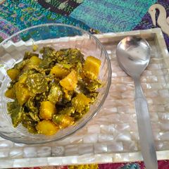A picture of Sem aloo ki poppy seeds wali sabzi.