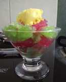 Kacchi keri Gulab Butter Scotch Ice Gola