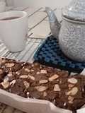 Fudgy shiny brownies tepung gaplek (tiwul)