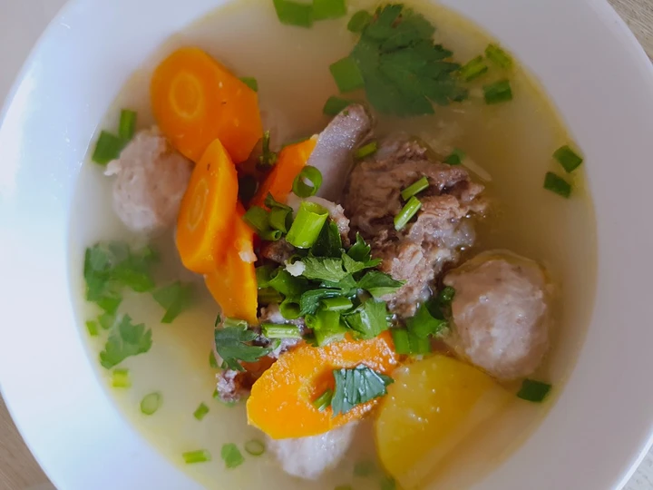 Cara Gampang Menyiapkan Resep Sup Tulang Sapi 🥣🍖🐄 yang  Bikin Ketagihan Anti Ribet, Sempurna