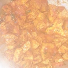 A picture of Fried stewed nduma(arrow roots)😋😋.