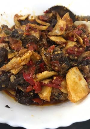 Foto resep Balado daging sapi & kentang