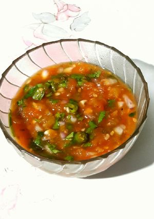 A picture of Bhuni Tamatar ki Chutney.