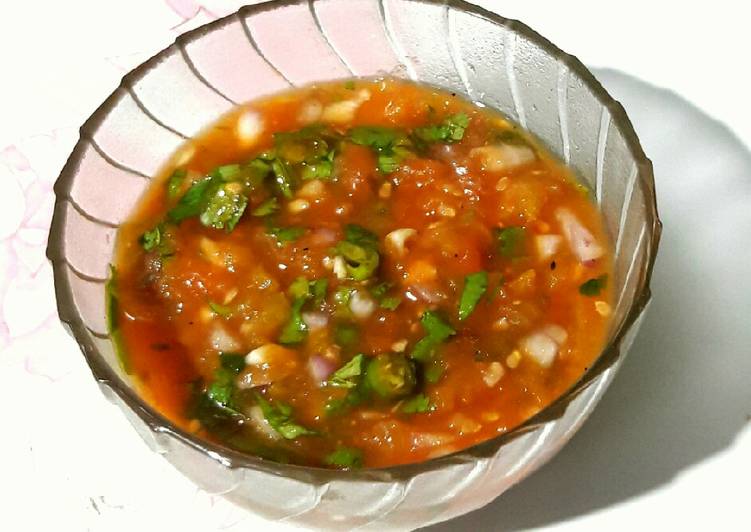 Recipe of Homemade Bhuni Tamatar ki Chutney