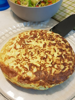 Una foto de Tortilla de patatas fácil