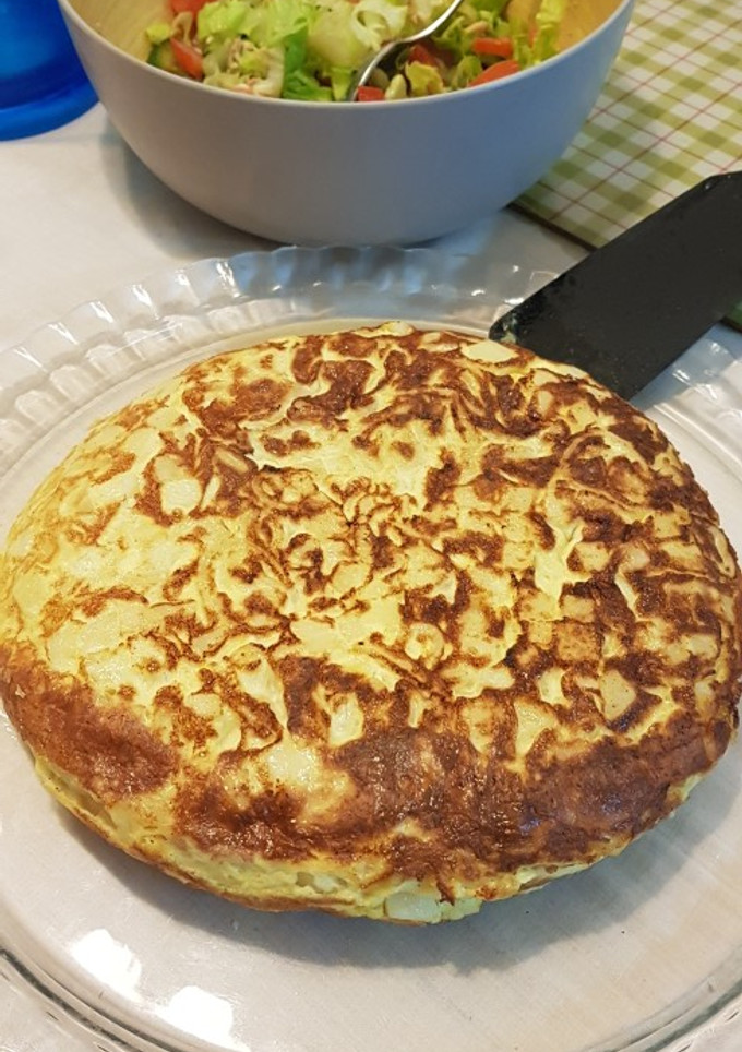 Una foto de Tortilla de patatas fácil