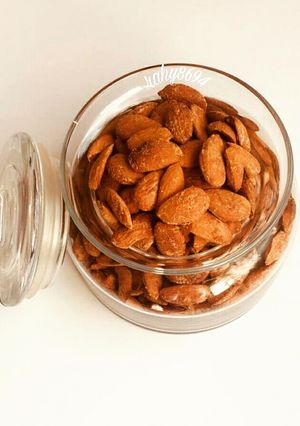 عکسی از دستور بادام شور بوداده