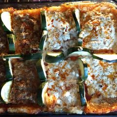 A picture of Meatloaf gratin.