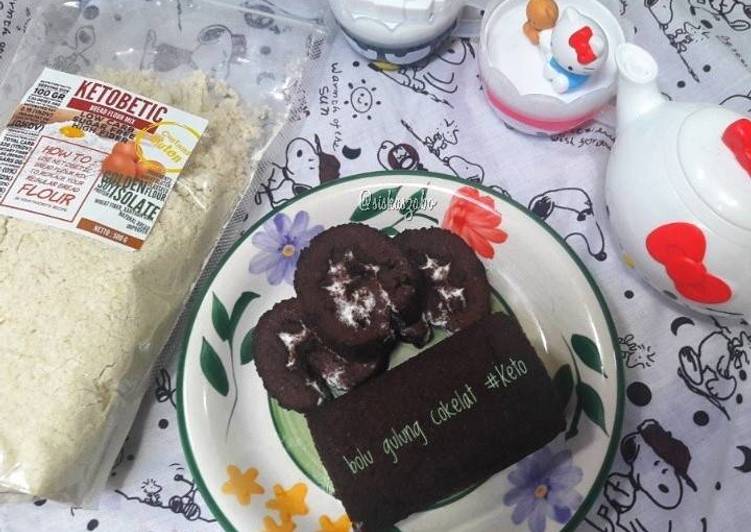 Bolu Gulung Cokelat #Ketobetic #KBF