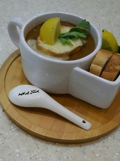 صورة لوصفة شوربة البصل الفرنسية