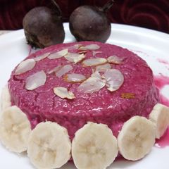 A picture of Beet Pudding.