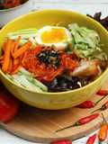 Kimchi Bibimguksu (Korean Bapsang)