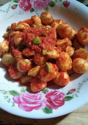 Foto resep Samdo TPJP (Sambal lado telurpuyuh jengkol pete)