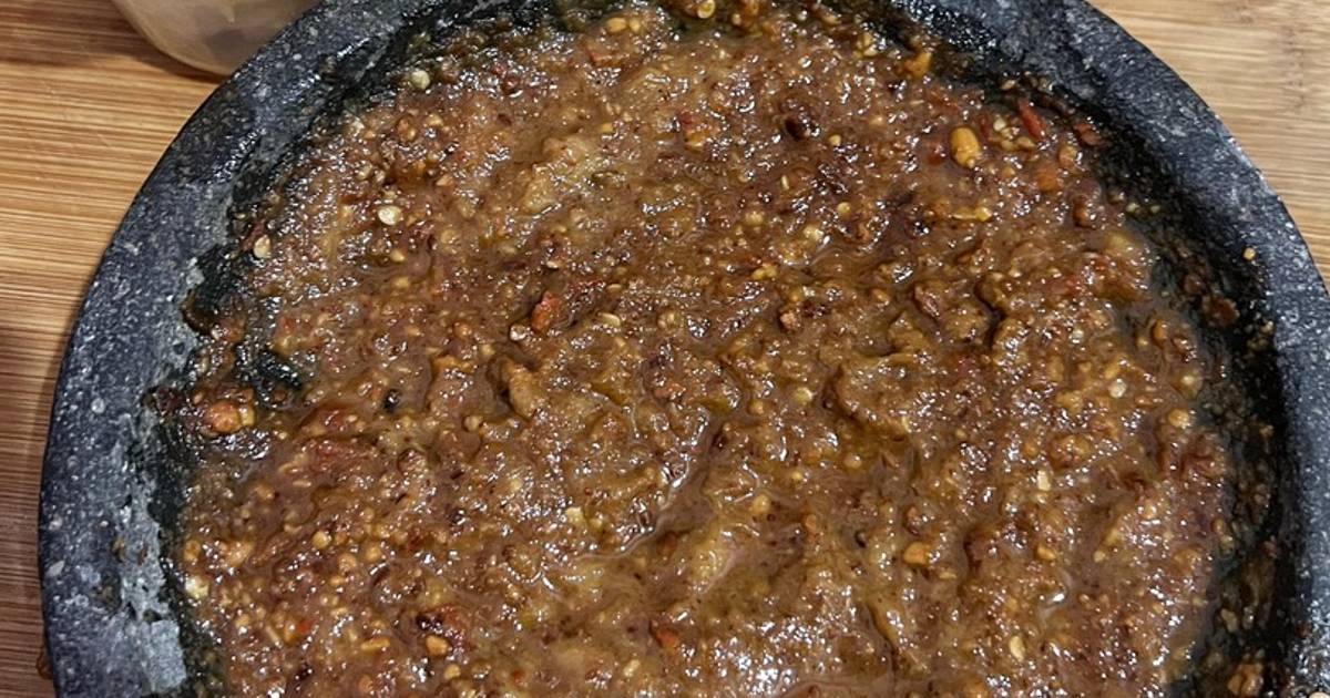 Resep Sambal Rujak Kacang Tanah Oleh Airachman Cookpad