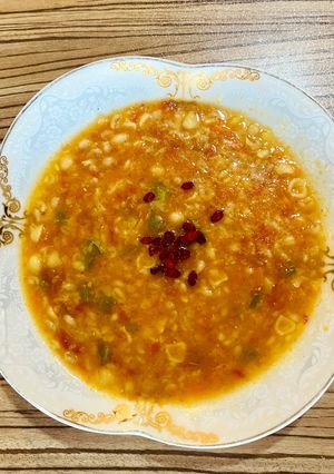 عکسی از دستور سوپ جو