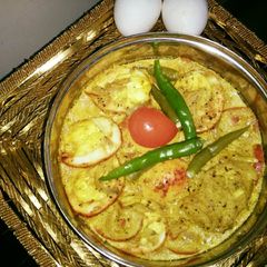 A picture of BhapaDim(steamed eggs).
