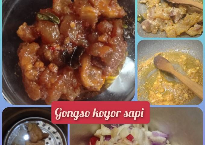 Resep Gongso Koyor Sapi Oleh Aisidin Danuartha Cookpad