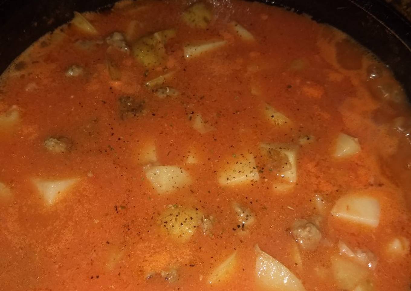 Carne con papas