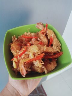 Foto resep Udang Crispy Pedas Asam Manis No Ribet
