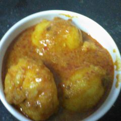 A picture of Kashmiri Dum Potato.