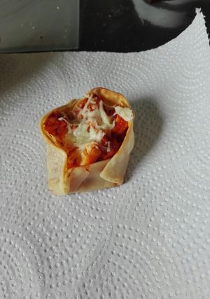 Una foto de Canastitas de pollo