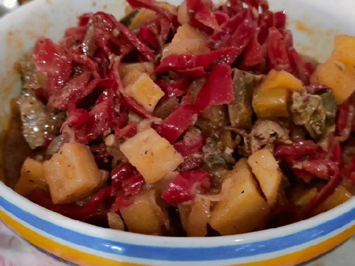 Cara Gampang Menyiapkan Resep  Sambal Goreng Iris Kentang Ati Ampela yang Enak, Lezat