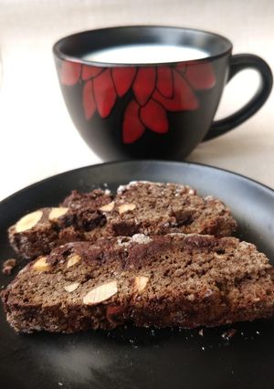 A picture of Choco-Almond Biscotti.