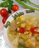 27. A. Sayur Sop Baksos (bakso sosis)
