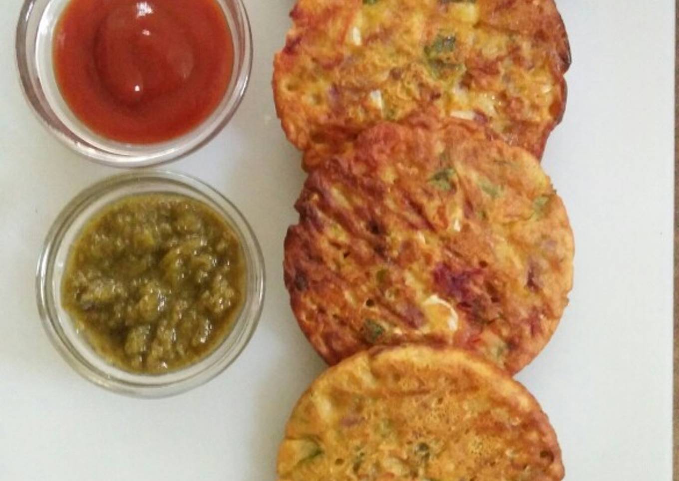 Besan Mixed Veg Pancake