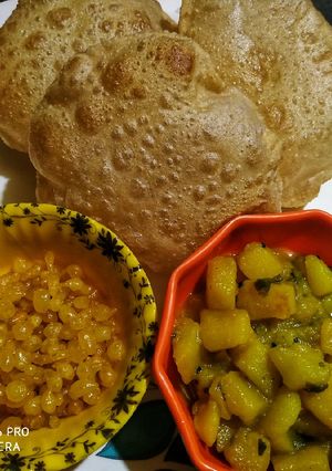 লুচি কালোজিরে ফোরনে আলুর তরকারি (luchi kalojire forone alur tarkari recipe in Bengali) রেসিপির প্রধান ছবি