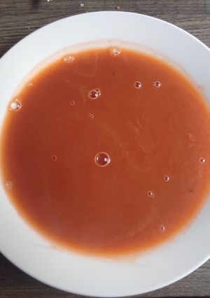 Una foto de Crema de tomates