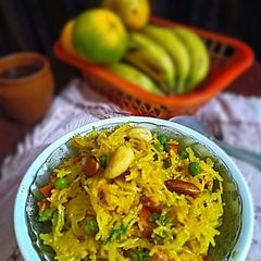A picture of Vermicelli upma.