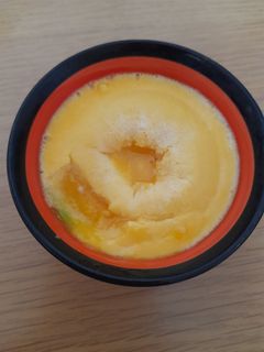 Hình của món Trứng hấp ngâm mật ong.