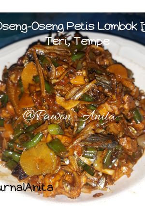 Foto resep Oseng-Oseng Petis, Lombok Ijo, Teri & Tempe