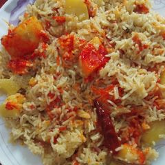 A picture of Veg pulao.