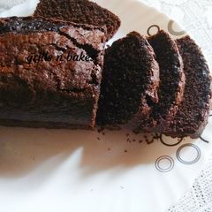 A picture of Chocolate loaf teatime cake.