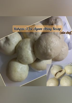 Foto resep Bakpao -3. Isi Ayam Abing Kecap (ala chef)