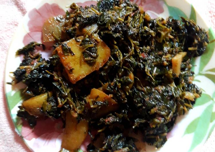 Easiest Way to Prepare Super Quick Homemade Methi Aloo