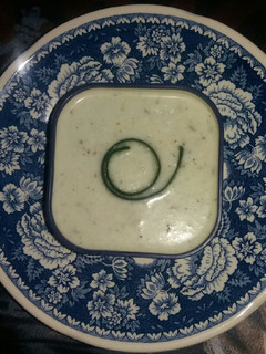 A picture of Cucumber raita.