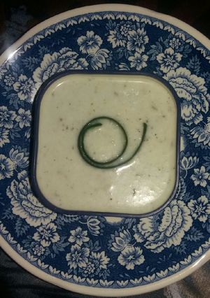 A picture of Cucumber raita.