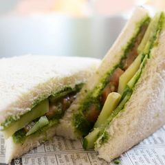 A picture of Vegetable Sandwich Mumbai Style.