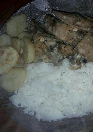 Una foto de Pollo a la bolsa