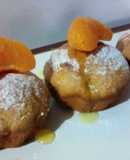 Muffins integrales con mandarina melosa 🍊ෆ🍯