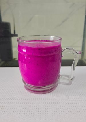 Foto resep Jus Buah Naga Yogurt