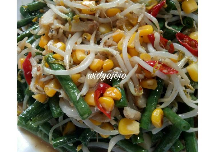 Bumbu mengolah Tumis KaPa JaTe (KAcang PAnjang JAgung TaugE) yang simpel
