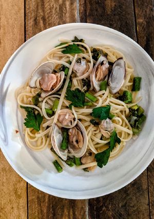 A picture of Clam Linguine.